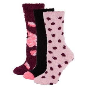 Betsey Johnson 3-Pack Cozy Crew Socks